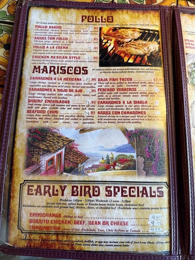 Fiesta Azteca on Hwy 192 Menu image 2