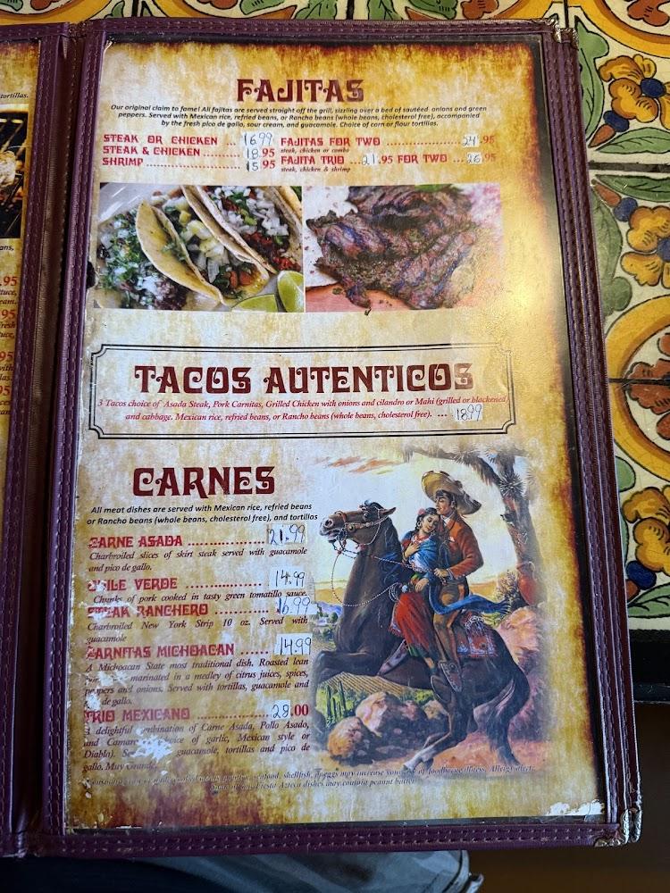 Fiesta Azteca on Hwy 192 Menu image 3